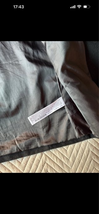 Zara Chaquetón 3/4 Negro
