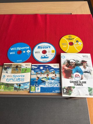 Consola Wii Negra + 2 Mandos + Juegos