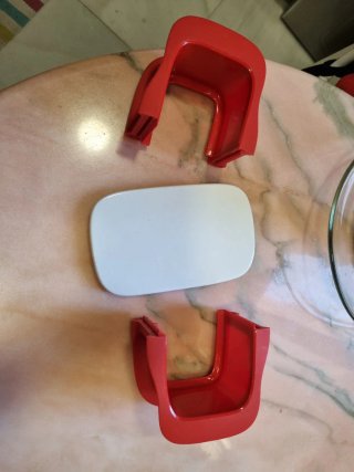 Molde Lekue Silicona y Cerámica Rojo