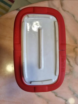 Molde Lekue Silicona y Cerámica Rojo