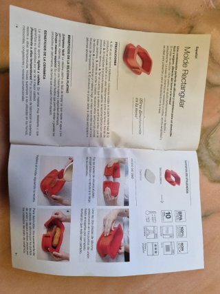 Molde Lekue Silicona y Cerámica Rojo