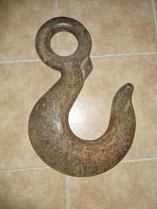 Gancho de hierro portuario