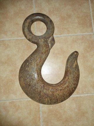 Gancho de hierro portuario