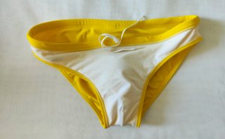 Costume Arena giallo slip piscina