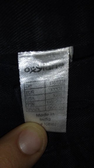 Pantaloni cargo uomo neri 4XL
