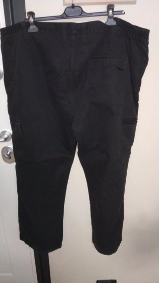 Pantaloni cargo uomo neri 4XL