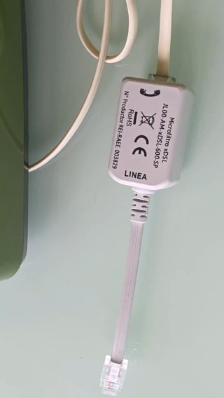 Teléfono teclas con manos libres antiguo Amper