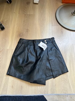 Cache Cache Falda-pantalón cuero Talla S