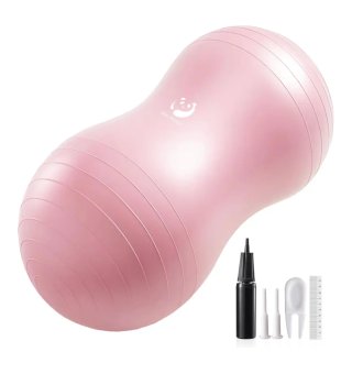 Pelota Yoga Inflable Grande Rosa
