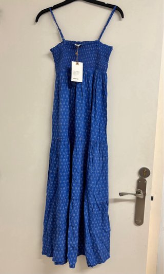 Vestido largo azul