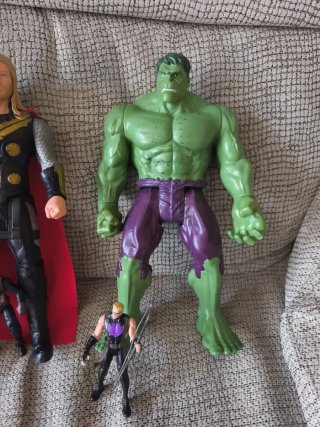 Lote de 9 figuritas de Marvel
