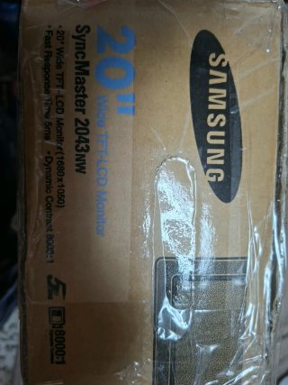 Monitor PC Samsung 20" Negro SyncMaster 2043NW