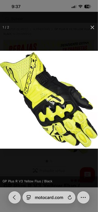 Guantes alpinestars gp pro