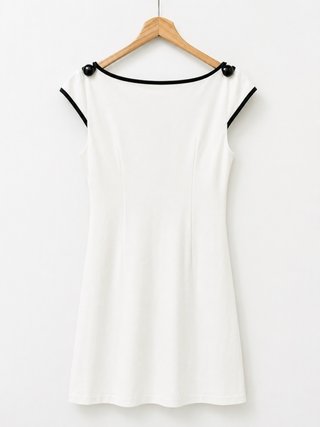 Vestido elegante blanco T. Xs