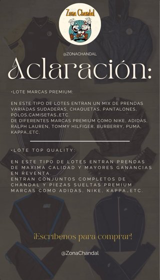 Lote Ropa Vintage Premium
