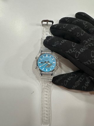 Reloj G-Shock Transparente Azul