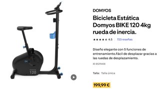 Bicicleta Estática Domyos EB 120