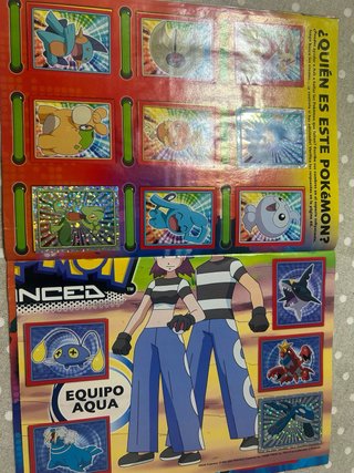 Álbum Cromos Pokémon Advanced Merlin 2004