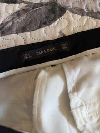 Pantalón Palazzo Zara Blanco