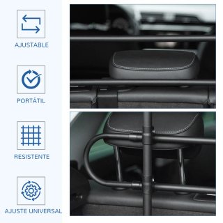 Barrera Coche Perros Reja Ajustable