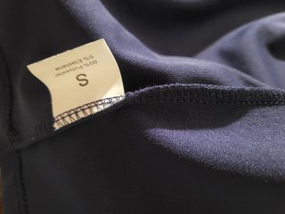 Bolero blu con maniche in tulle