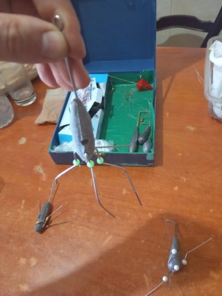 Conjunto 3 plomadas de pesca