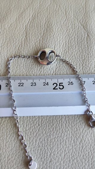 Bracciale in argento nuovo da donna