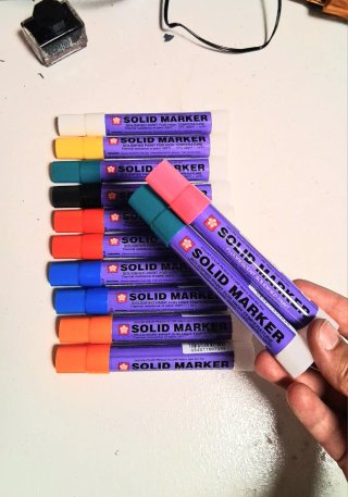 Marcadores Sakura Solid Marker Varios Colores