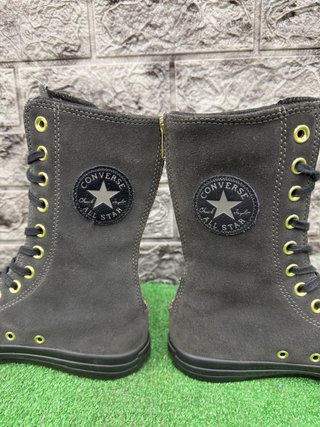 Converse Stivali 37.5 Pelle Grigio Zip