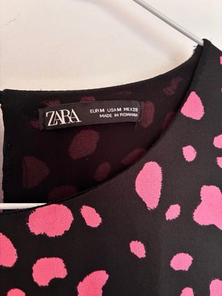 Vestido largo Zara estampado
