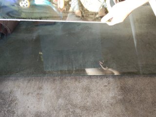 Cristal para acuario o terrario