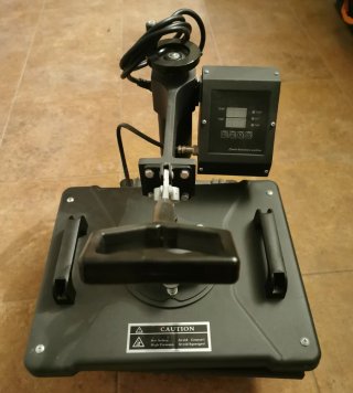 Plancha de calor para vinilo y serigrafia textil