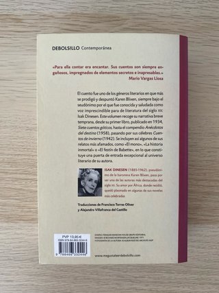 “Cuentos completos 1” de Isak Dinesen