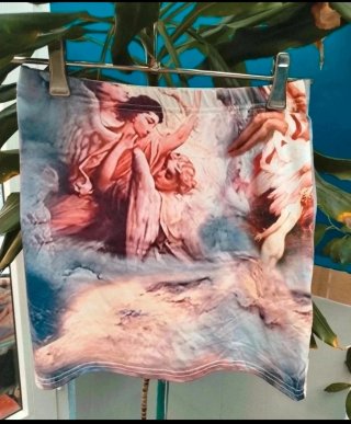 Conjunto Body y Falda Estampado Renacentista