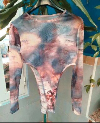 Conjunto Body y Falda Estampado Renacentista