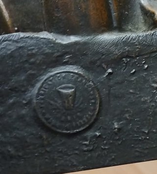 Escultura Herrero Bronce Italiano Artístico