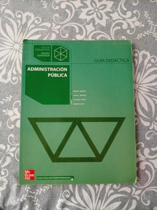 Administración pública - Guía didáctica