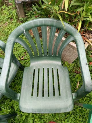 Sillas de Plástico Verdes
