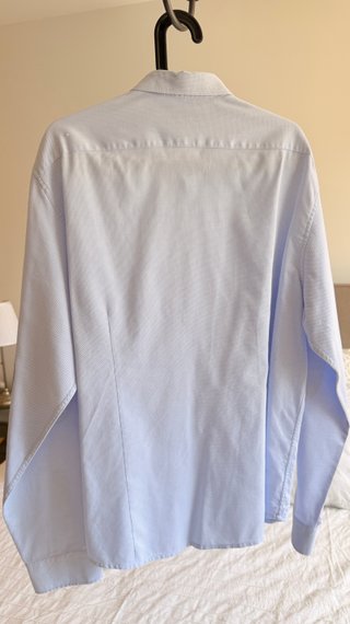 Camisa Sfera Azul Talla XXL con Coderas