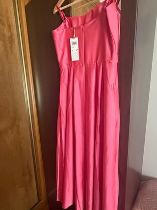 Vestido fiesta Rinascimento rosa camelia