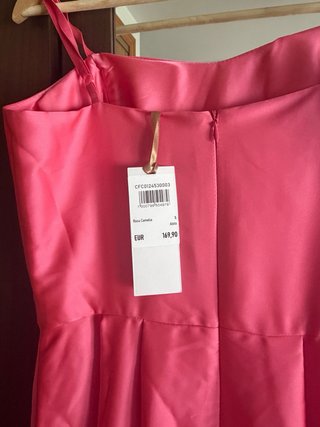 Vestido fiesta Rinascimento rosa camelia