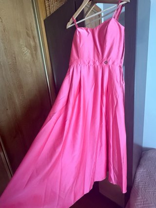 Vestido fiesta Rinascimento rosa camelia