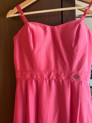 Vestido fiesta Rinascimento rosa camelia