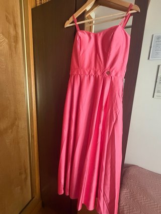 Vestido fiesta Rinascimento rosa camelia