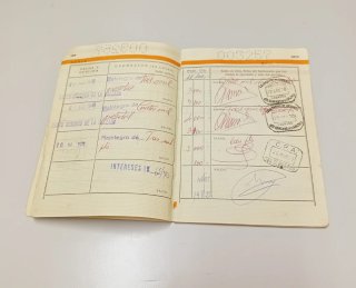 Libreta Corriente Caja Postal de Ahorros