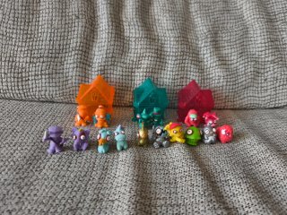 Lote Zomlings: Figuras y Casas