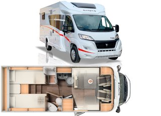 Autocaravana FIAT Sunlight T68 Mayo 2022 -94.000km