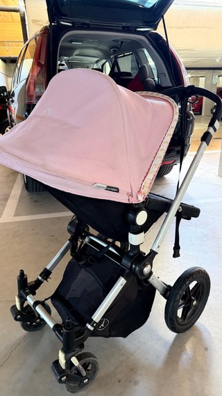 Bugaboo Silla y Capazo Rosa