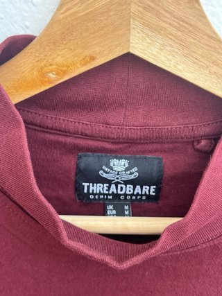 Camiseta Threadbare Cuello Alto Manga Larga M