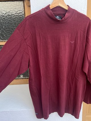 Camiseta Threadbare Cuello Alto Manga Larga M